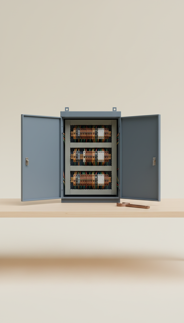 Custom Industrial Control Cabinet for Automation