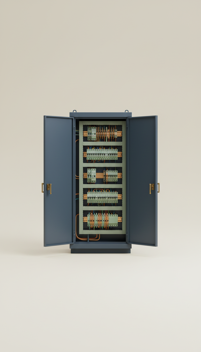 Main Distribution Panel with Steel Enclosure